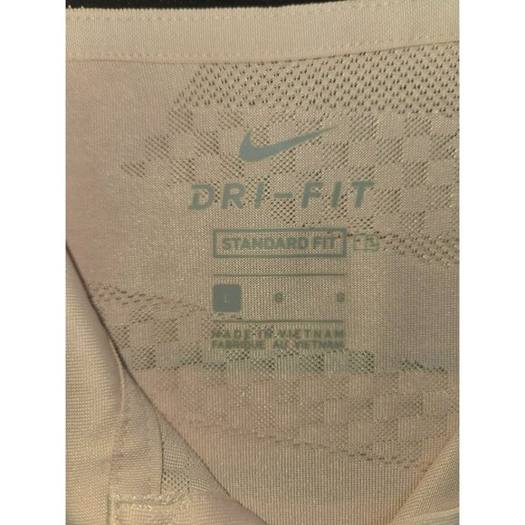 Nike Mens Dri-Fit Standard Fit Polo Shirt Large Pink Abstract - Picture 5 of 8